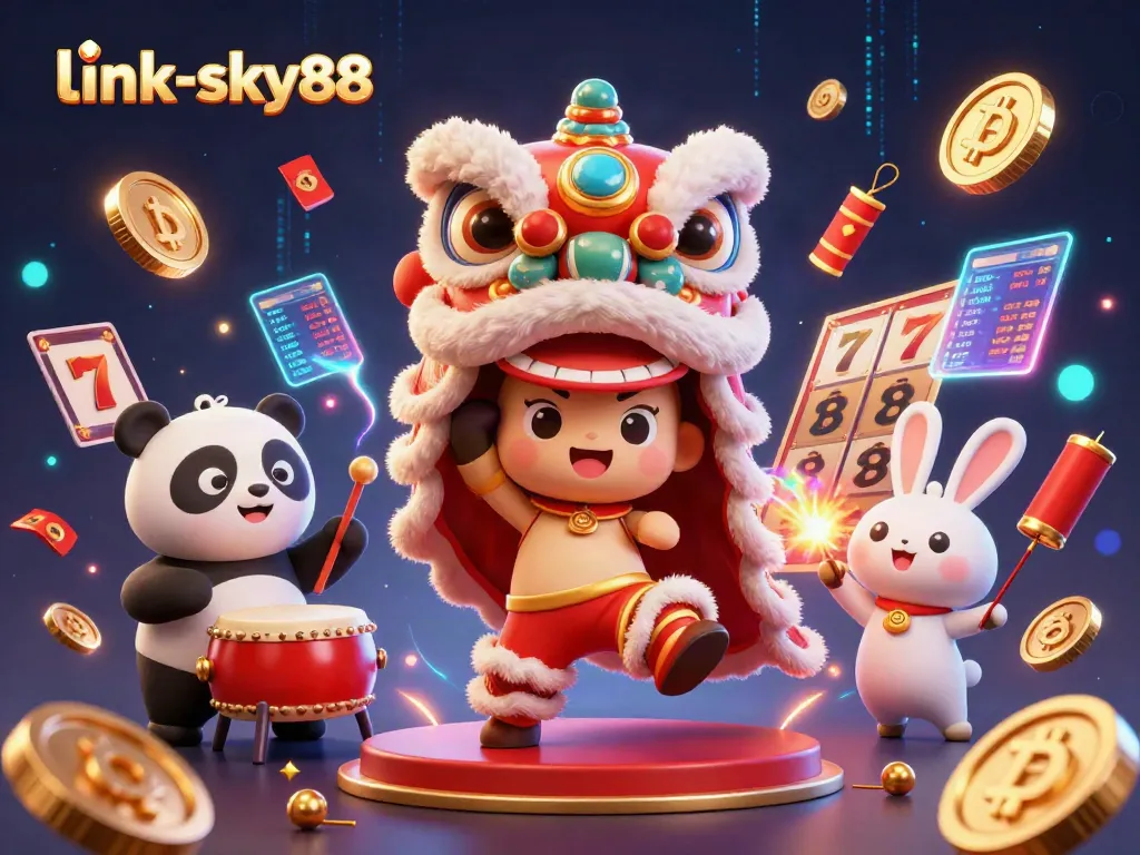 Experience winning moments at link-sky88 with vibrant casino elements and dynamic characters.