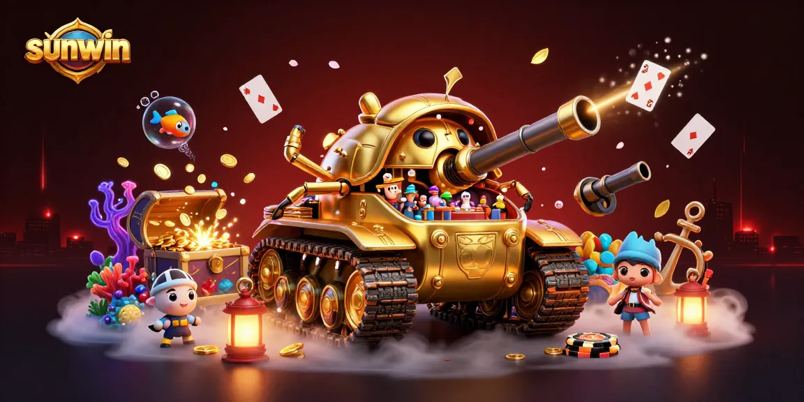 Experience thrilling gameplay at sunwin with a vibrant casino atmosphere surrounded by underwater treasures.